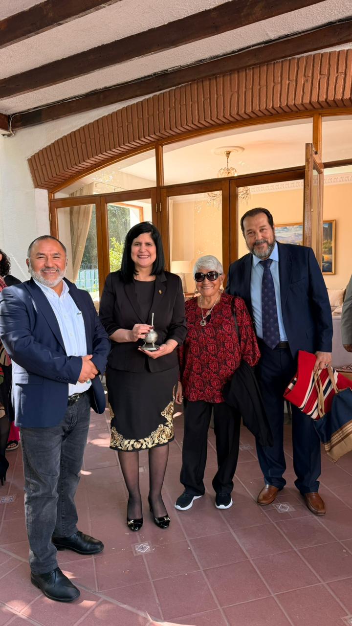 ChileHalal embajada de Argelia Con Su Excelencia Madame Fayza Rahim Latrous